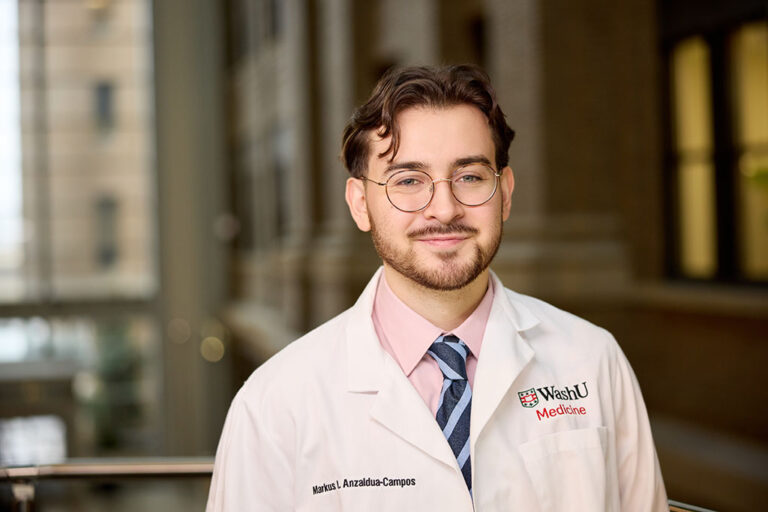 Portrait of Markus Anzaldua-Campos, MD candidate, Class of 2029